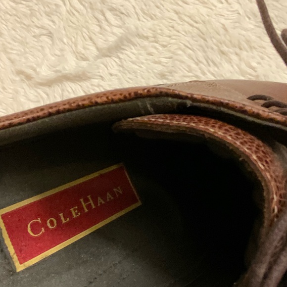 Cole Haan Men’s Brown Leather dress shoes size 11.5 - Picture 9 of 11